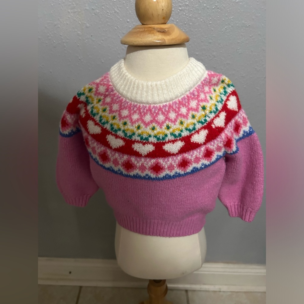 Adorable 🥰 Girls Matching Christmas Knit Sweater 💕♥️💚